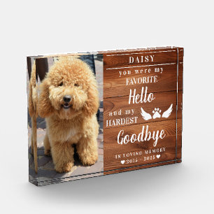 In Loving Memory Photo Paw Prints Pet Memorial