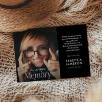 In Loving Memory Photo Sympathy