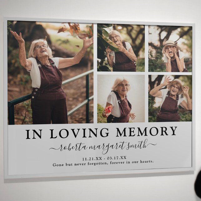In Loving Memory Photo Tribute Poster (Creator Uploaded)