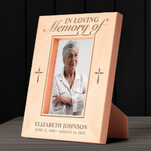 In Loving Memory Photo Wooden Laser Etched Frames