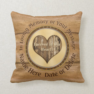 In Loving Memory Pillows Personalized for Him