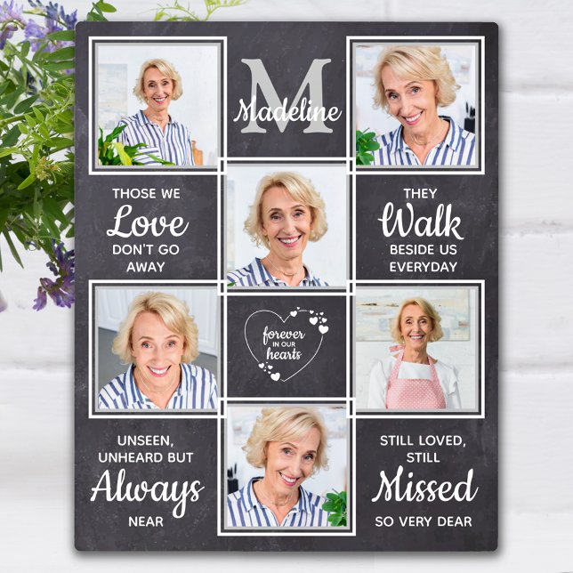 In Loving Memory Remembrance 6 Photo Memorial Plaque (Creator Uploaded)