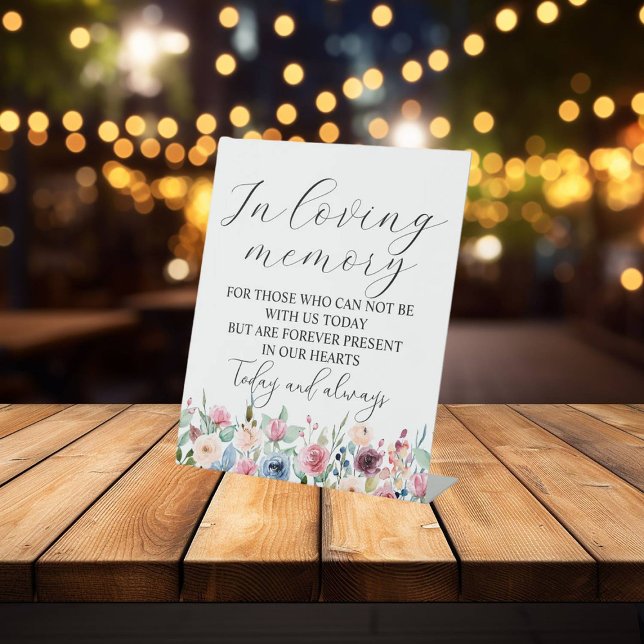In Loving Memory Roses Memorial Sign Wedding (Creator Uploaded)
