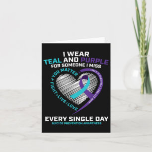 In Loving Memory Shirts Suicide Prevention Awarene Card
