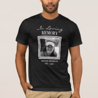 In Loving Memory Simple Photo T-Shirt