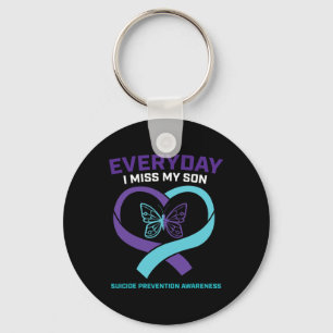In Loving Memory Son Suicide Prevention Awareness Key Ring