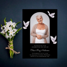 In loving memory stylish elegant photo