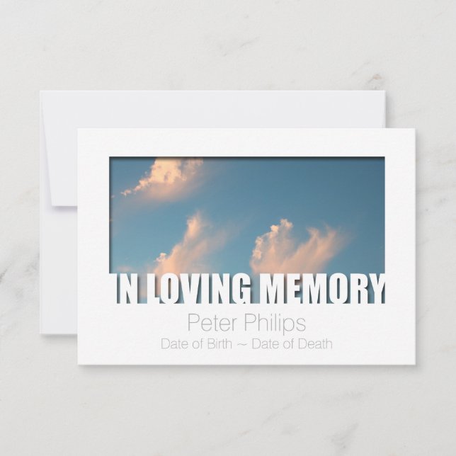 In Loving Memory Template 5 Celebration of Life (Front)