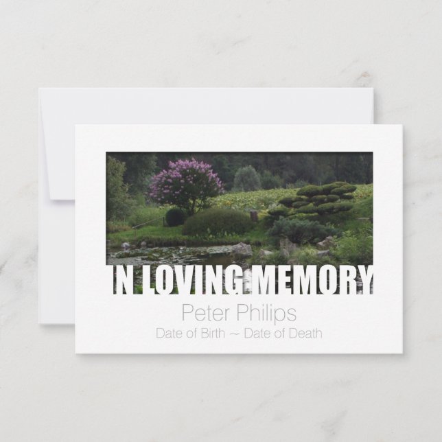 In Loving Memory Template 6 Celebration of Life (Front)