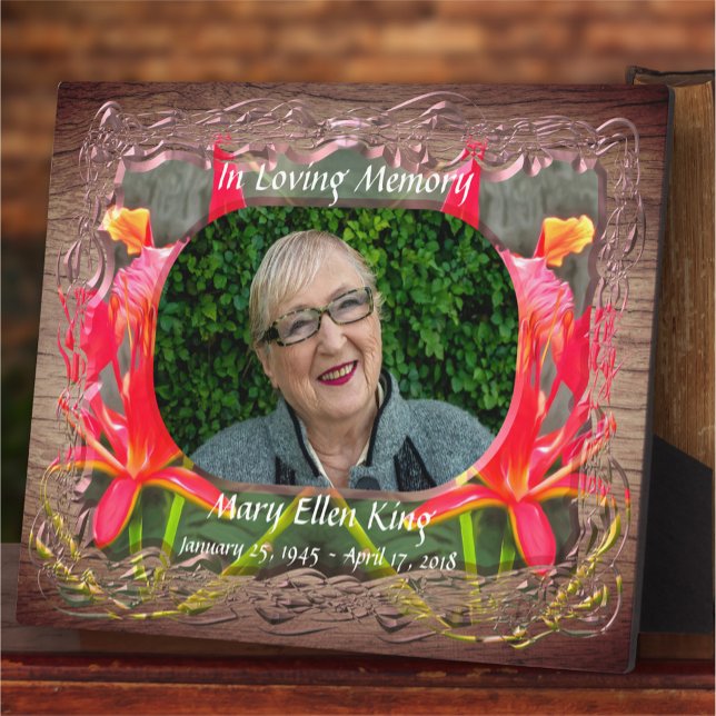 In Loving Memory Vallarta Flaming Beauty 1583 Plaque (Creator Uploaded)