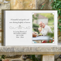 In Loving Memory Vertical Photo Condolences