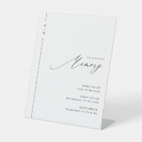 In Loving Memory Wedding Memorial Table Sign