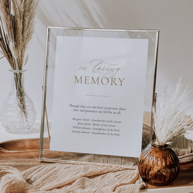 In loving memory wedding memorial table sign (Creator Uploaded)