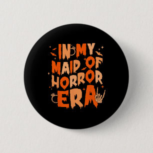 In Maid Of Horror Era Skeleton Hand Bachelorette W 6 Cm Round Badge