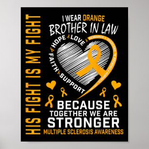 In March We Wear Orange Brother In Law Multiple Sc Poster
