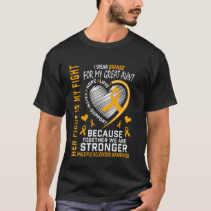 In March We Wear Orange Great Aunt Multiple Sclero T-Shirt