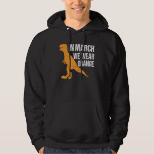 In March We Wear Orange Ms Awareness Multiple Scle Hoodie