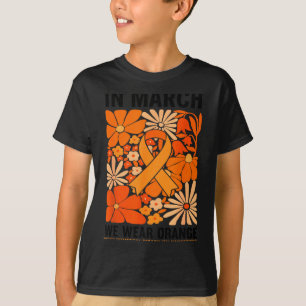 In march wear orange developmental disability T-Shirt