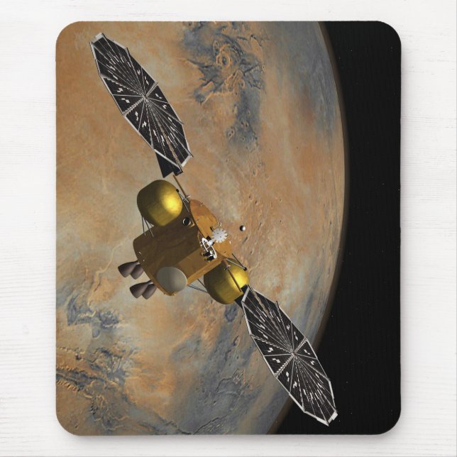 In Martian Orbit In Art Mouse Pad (Front)