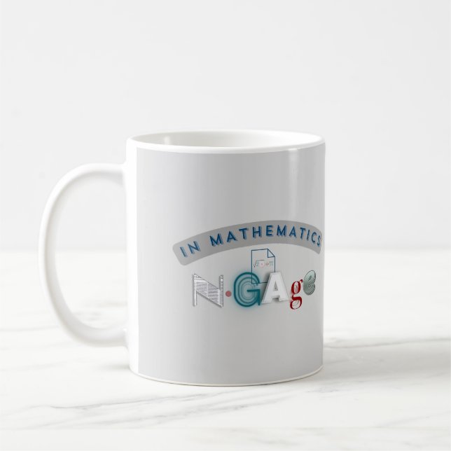 In Mathematics: Let Formulas Ignite Discovery Coffee Mug (Left)