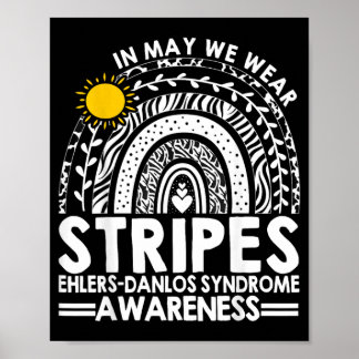 In May We Wear Es Ehlers-Danlos Syndrome Awareness Poster