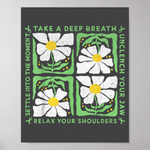 In May We Wear Green Mental Health Awareness Poster