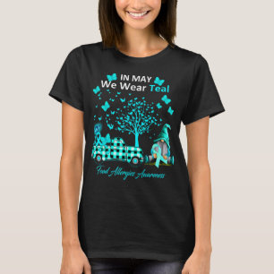 In May We Wear Teal Food Allergies Awareness T-Shirt