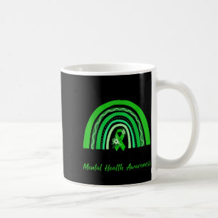 in May Wear Green Mental Health Awareness Men Coffee Mug