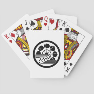 In medium flower in water hammer car playing cards