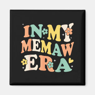 In memaw era funny sarcastic groovy retro mothers magnet