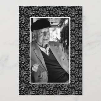 In Memoriam Loving Memory Death Notice Photo Invitation