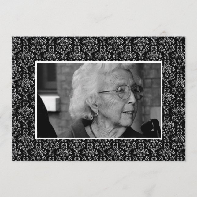 In Memoriam Remembrance Funeral Eulogy Photo Programme (Front)