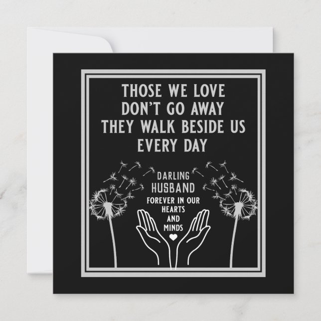 In Memory Bereavement And Loss Photo Print (Front)