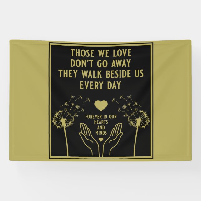 In Memory Bereavement And Loss Photo Print Banner (Horizontal)