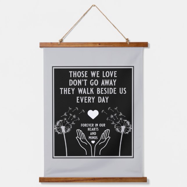 In Memory Bereavement And Loss Photo Print Hanging Tapestry (Front)