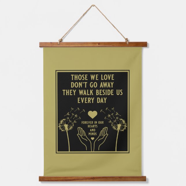 In Memory Bereavement And Loss Photo Print Hanging Tapestry (Front)