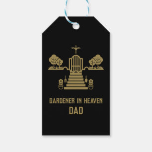 In Memory Bereavement Gardener Funeral Gift Tags