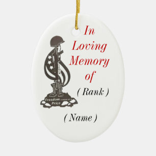 In Memory Christmas Ornament
