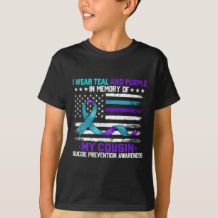 In Memory Cousin Suicide Awareness Prevention Amer T-Shirt