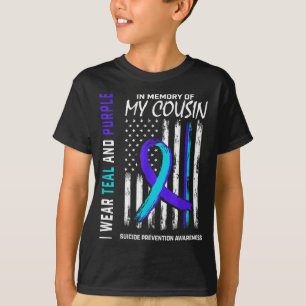 In Memory Cousin Suicide Awareness Prevention Amer T-Shirt