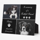 In Memory Dog Tribute Pet Photo Memorial Keepsake