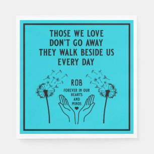 In Memory Funeral Reception Napkin