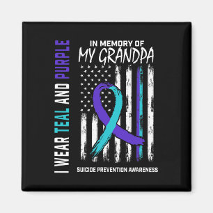 In Memory Grandpa Suicide Awareness Prevention Ame Magnet