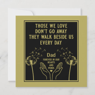 In Memory Humanists Bereavement  Card