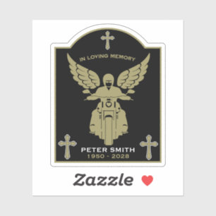 In Memory Motorbike Rider Biker Funeral