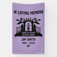 In Memory Motorbike Rider Biker Funeral