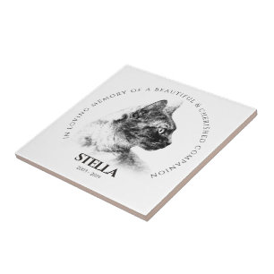 In Memory of a Beloved Pet Memorial Tile