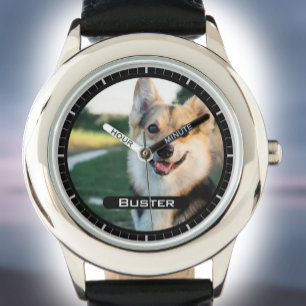 In Memory of a Loved Pet. Pet Photo on a Watch