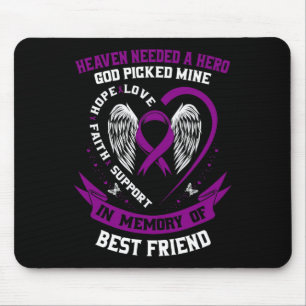 In Memory Of Best Friend Pancreatic Cancer Memoria Mouse Pad