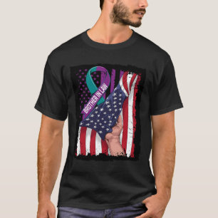 In Memory Of Brother In Law Suicide Awareness Usa T-Shirt